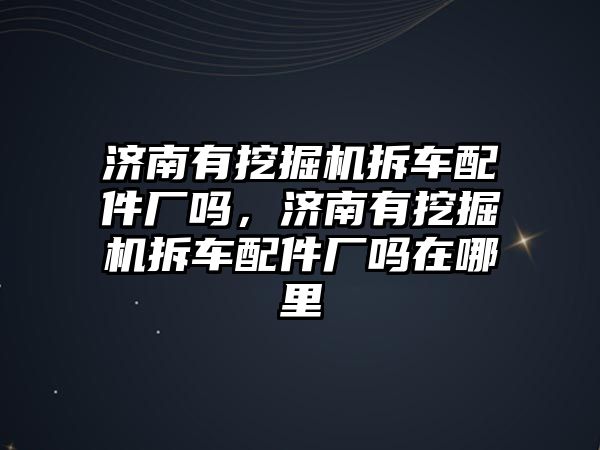 濟(jì)南有挖掘機(jī)拆車配件廠嗎，濟(jì)南有挖掘機(jī)拆車配件廠嗎在哪里