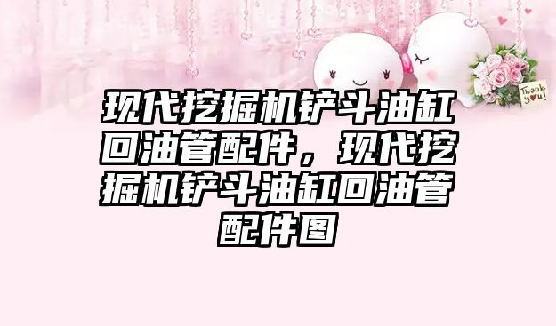 現(xiàn)代挖掘機鏟斗油缸回油管配件，現(xiàn)代挖掘機鏟斗油缸回油管配件圖