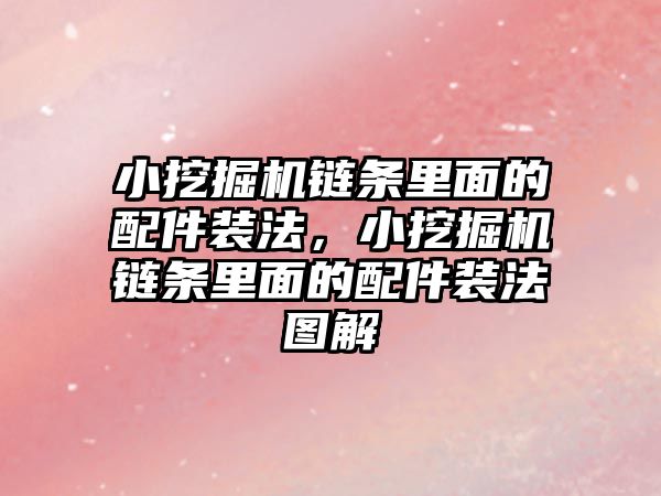 小挖掘機(jī)鏈條里面的配件裝法，小挖掘機(jī)鏈條里面的配件裝法圖解