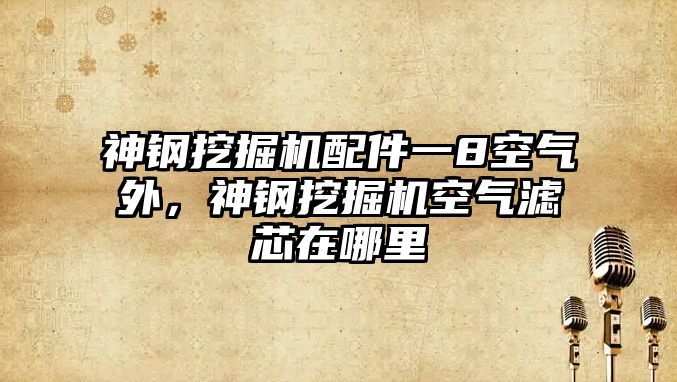 神鋼挖掘機配件一8空氣外，神鋼挖掘機空氣濾芯在哪里
