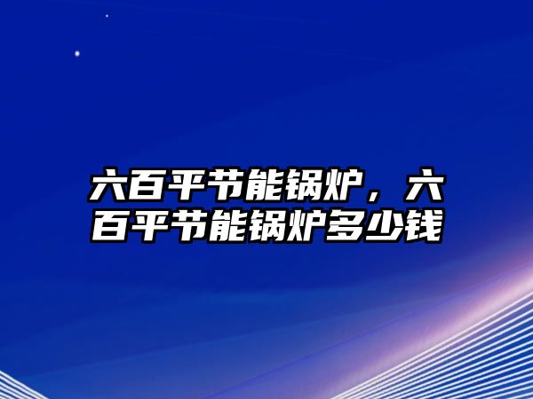 六百平節(jié)能鍋爐，六百平節(jié)能鍋爐多少錢(qián)