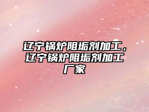 遼寧鍋爐阻垢劑加工，遼寧鍋爐阻垢劑加工廠家