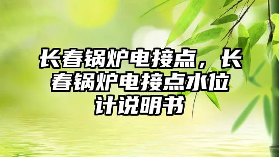 長(zhǎng)春鍋爐電接點(diǎn)，長(zhǎng)春鍋爐電接點(diǎn)水位計(jì)說明書