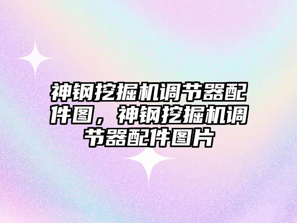 神鋼挖掘機(jī)調(diào)節(jié)器配件圖，神鋼挖掘機(jī)調(diào)節(jié)器配件圖片