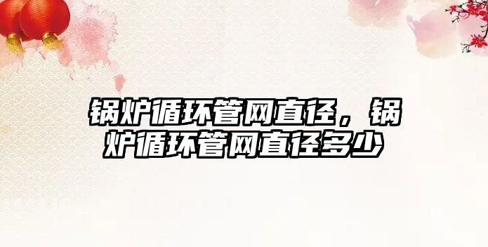 鍋爐循環(huán)管網(wǎng)直徑，鍋爐循環(huán)管網(wǎng)直徑多少