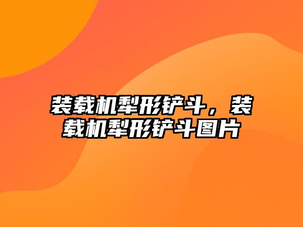 裝載機(jī)犁形鏟斗，裝載機(jī)犁形鏟斗圖片