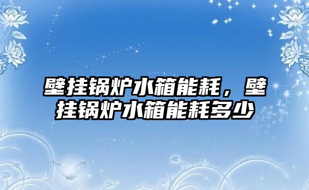 壁掛鍋爐水箱能耗，壁掛鍋爐水箱能耗多少