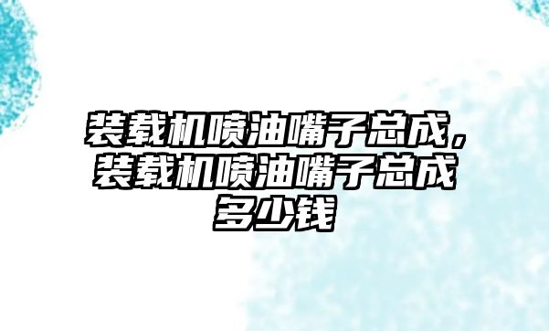 裝載機(jī)噴油嘴子總成，裝載機(jī)噴油嘴子總成多少錢