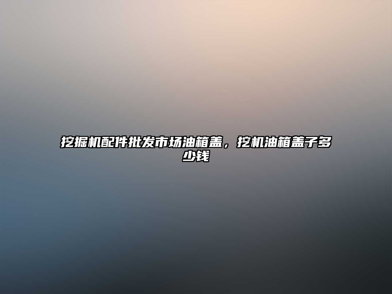 挖掘機(jī)配件批發(fā)市場(chǎng)油箱蓋，挖機(jī)油箱蓋子多少錢