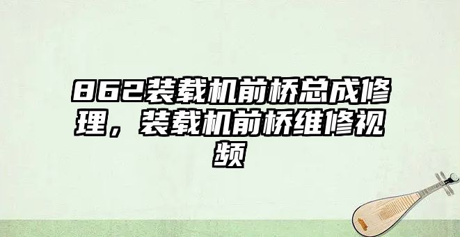 862裝載機(jī)前橋總成修理，裝載機(jī)前橋維修視頻