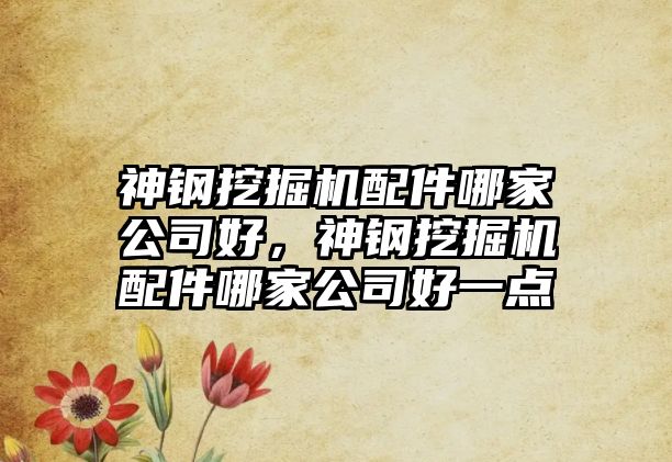 神鋼挖掘機(jī)配件哪家公司好，神鋼挖掘機(jī)配件哪家公司好一點(diǎn)