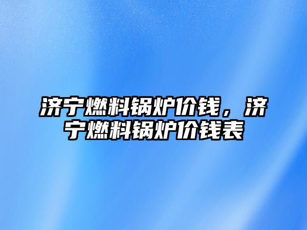 濟(jì)寧燃料鍋爐價(jià)錢(qián)，濟(jì)寧燃料鍋爐價(jià)錢(qián)表