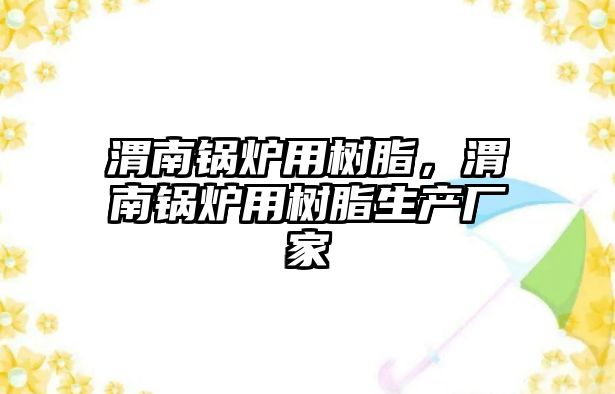渭南鍋爐用樹脂，渭南鍋爐用樹脂生產(chǎn)廠家