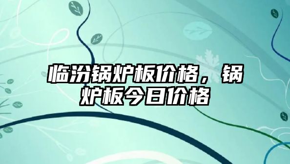 臨汾鍋爐板價(jià)格，鍋爐板今日價(jià)格