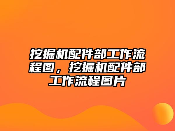 挖掘機(jī)配件部工作流程圖，挖掘機(jī)配件部工作流程圖片
